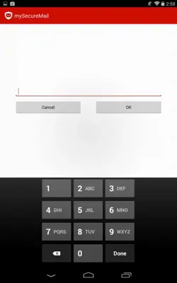 mySecureMail android App screenshot 5
